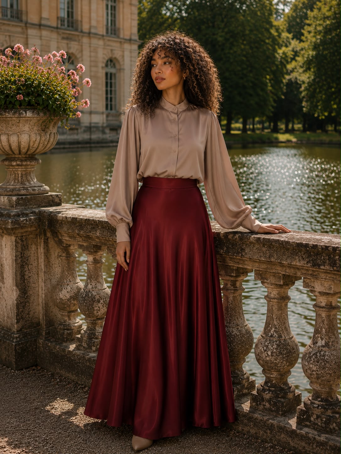 Ayla Satin Rok