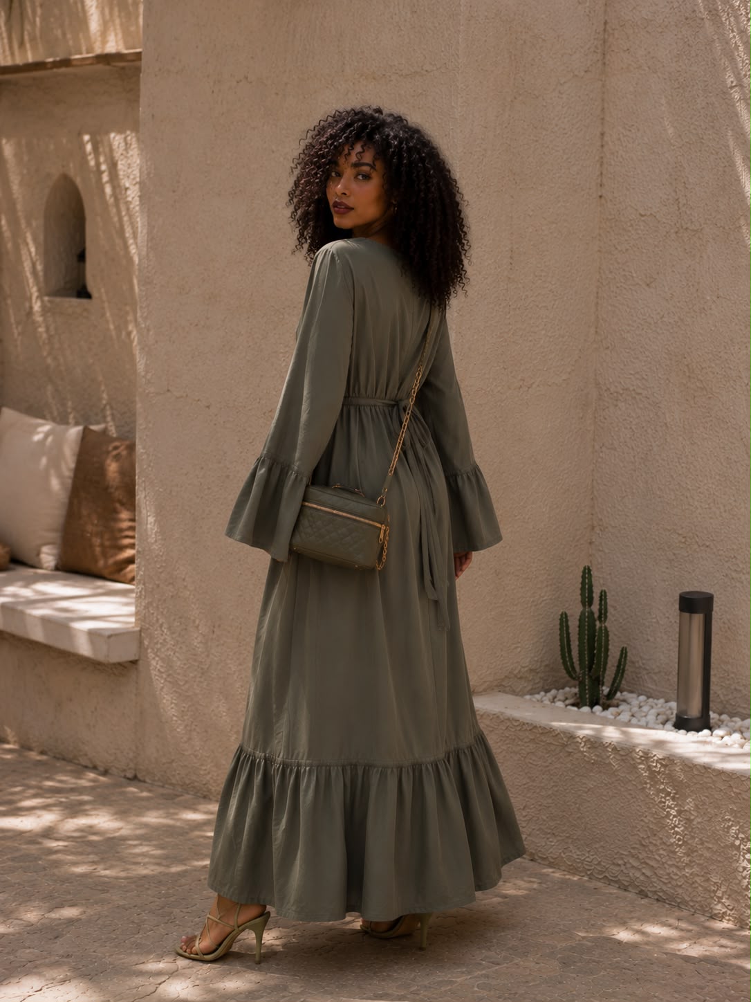 Soraya Jurk met riem