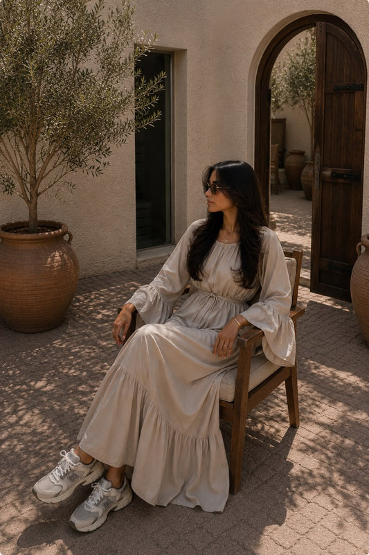 Soraya Jurk met riem