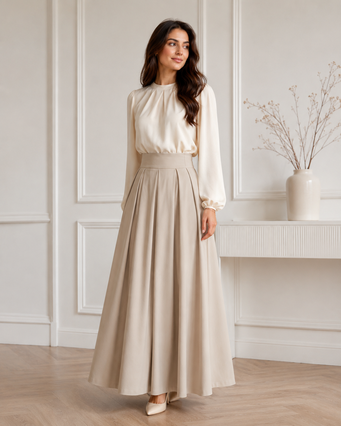 Nora Pleated Skirt