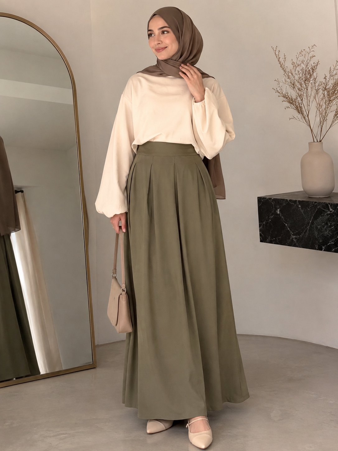 Nora Pleated Skirt