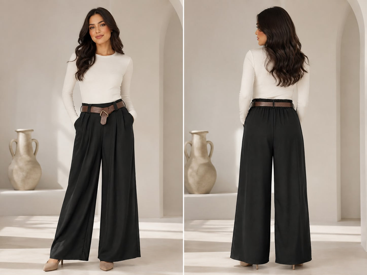 Sara Pantalon - Wide Leg