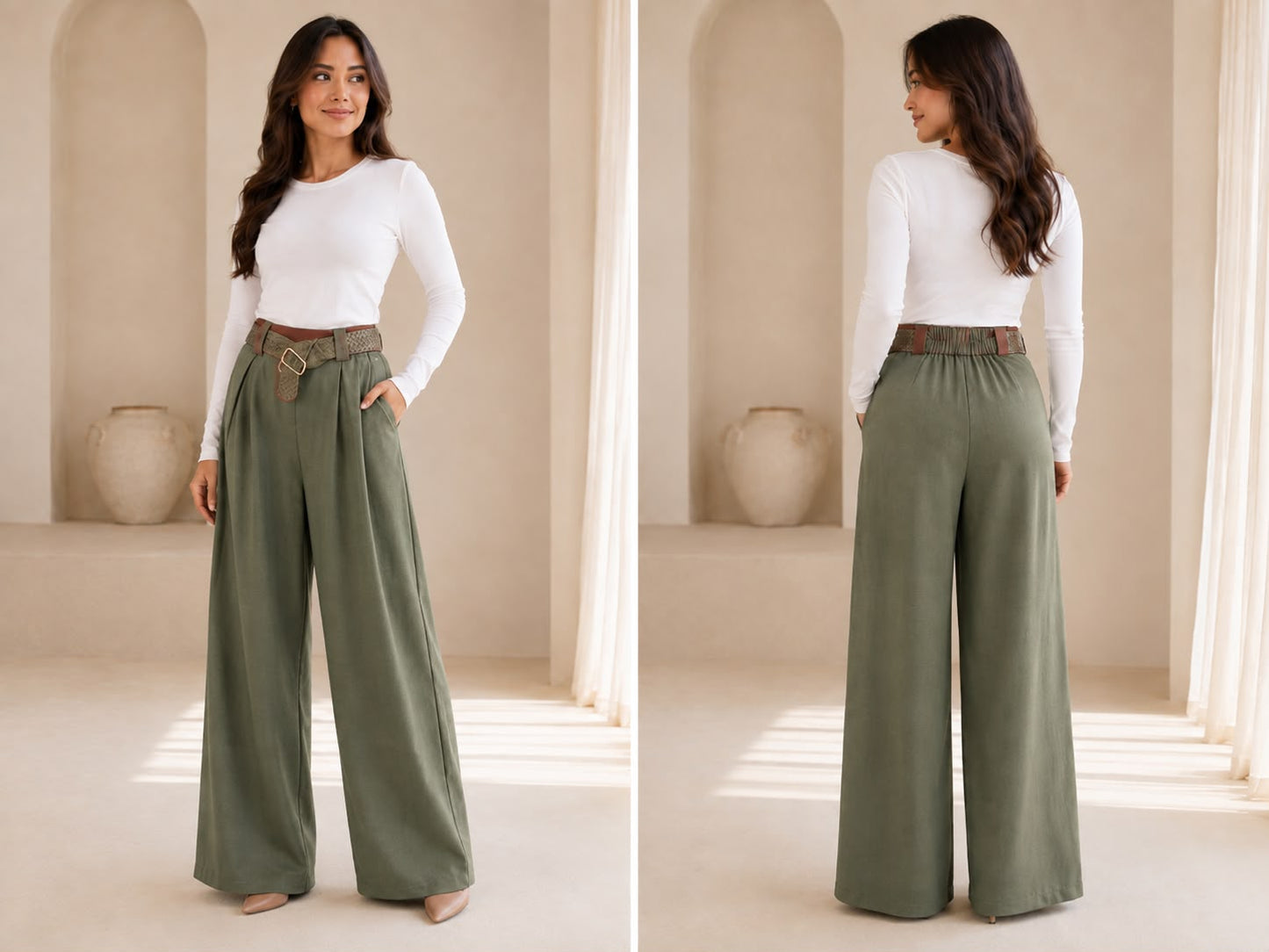 Sara Pantalon - Wide Leg