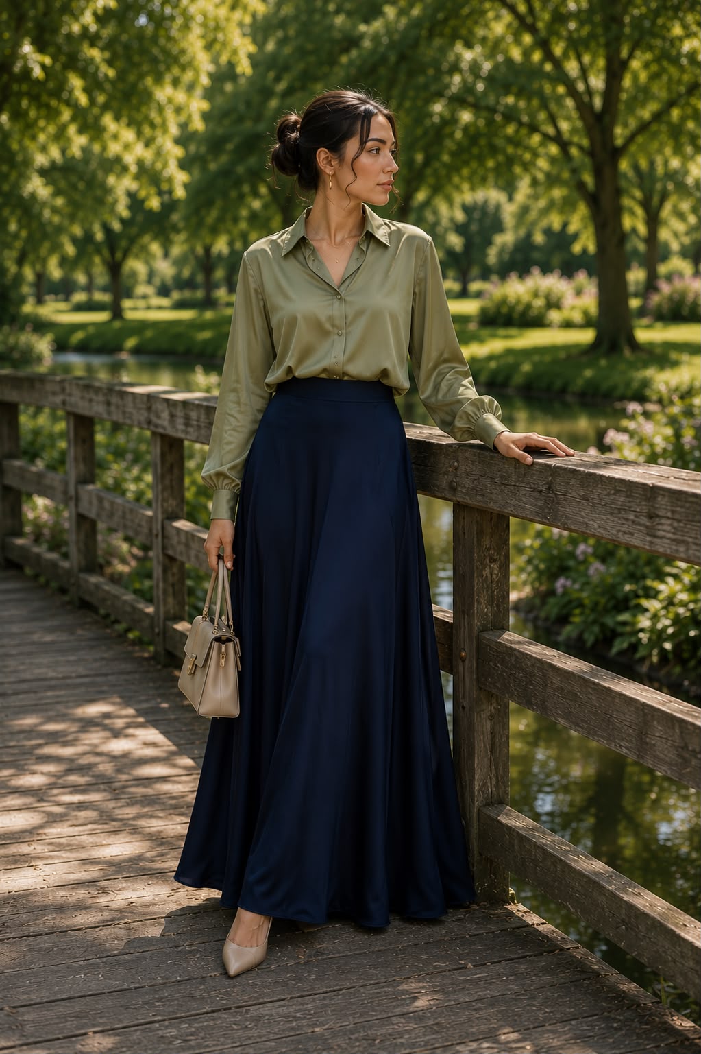 Ayla Satin Rok