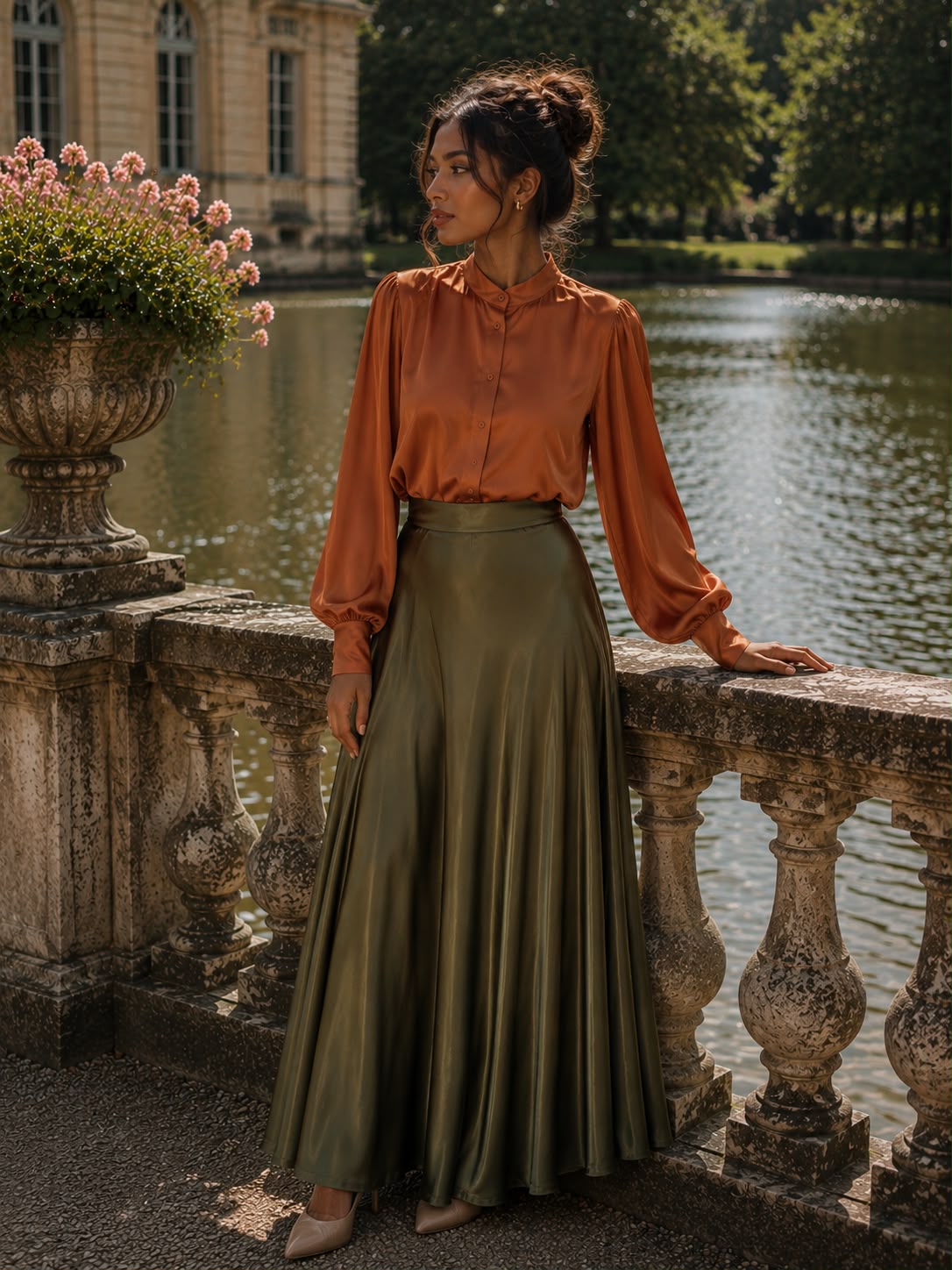 Ayla Satin Rok