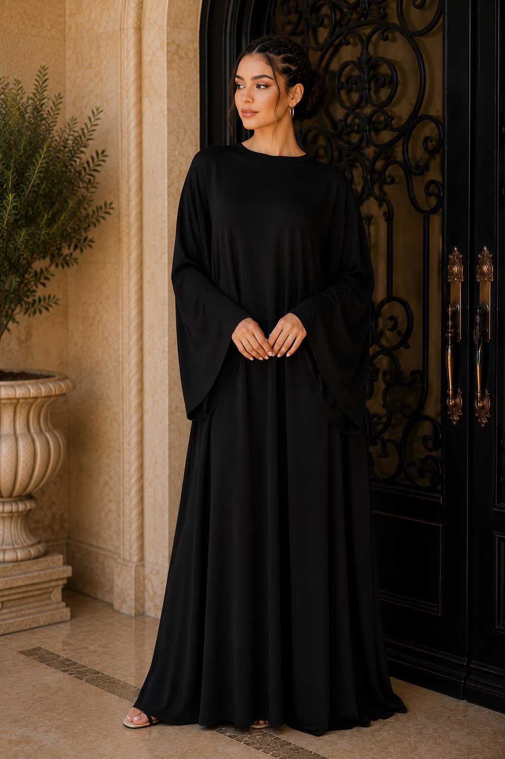 Jersey Abaya Autumn