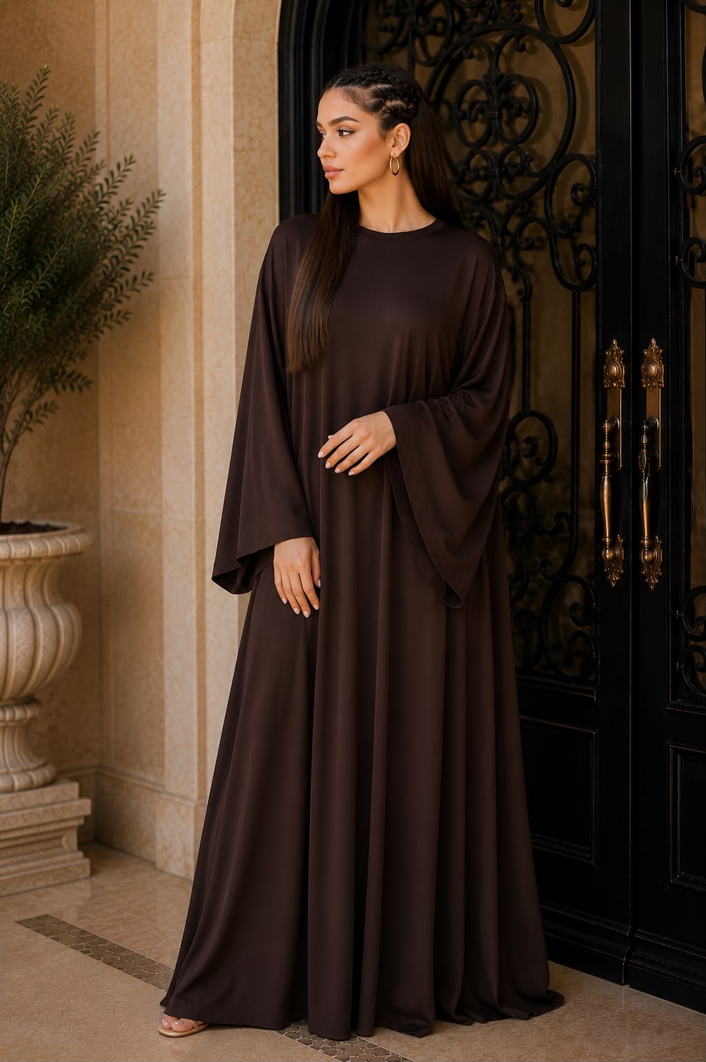 Jersey Abaya Autumn