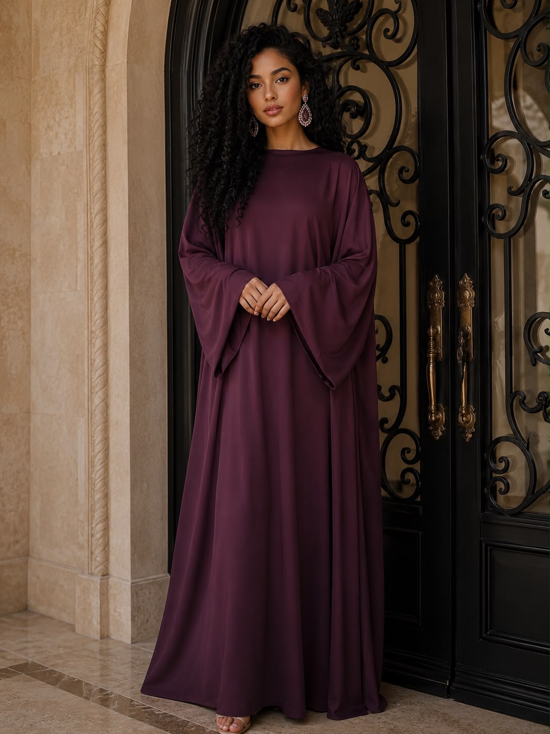 Jersey Abaya Autumn