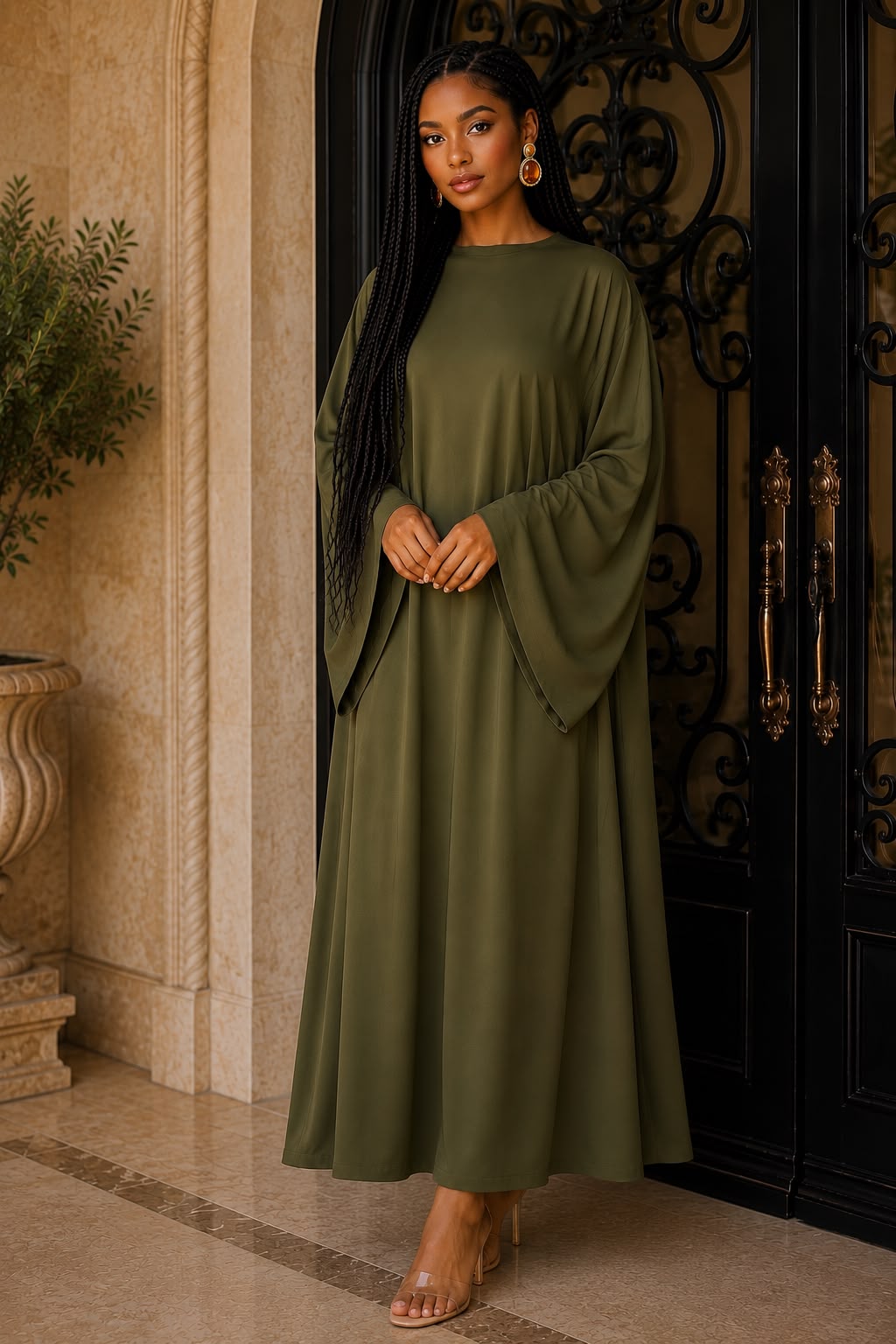 Jersey Abaya Autumn