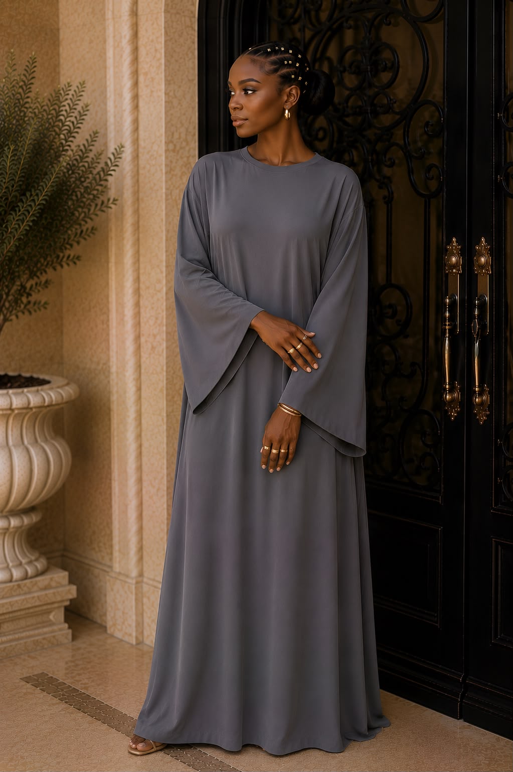 Jersey Abaya Autumn