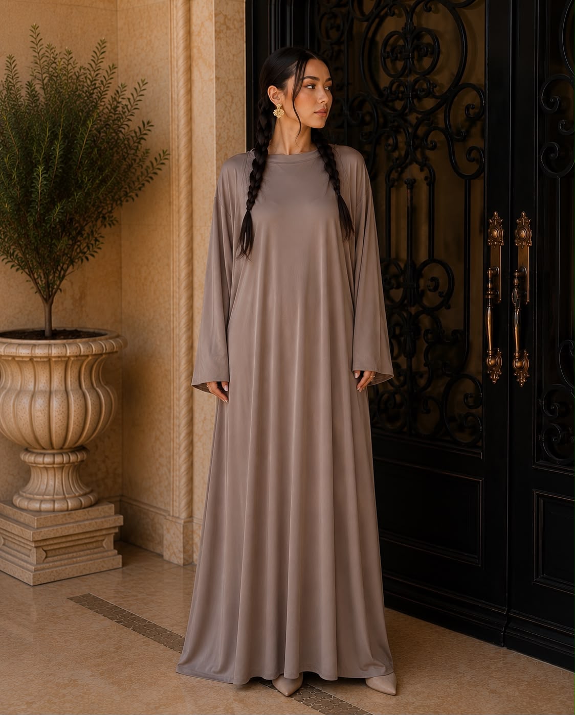 Jersey Abaya Autumn