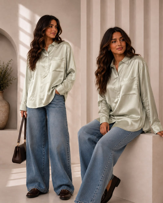 Liyana Satin Blouse