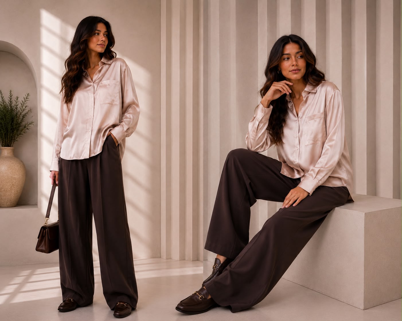 Liyana Satin Blouse