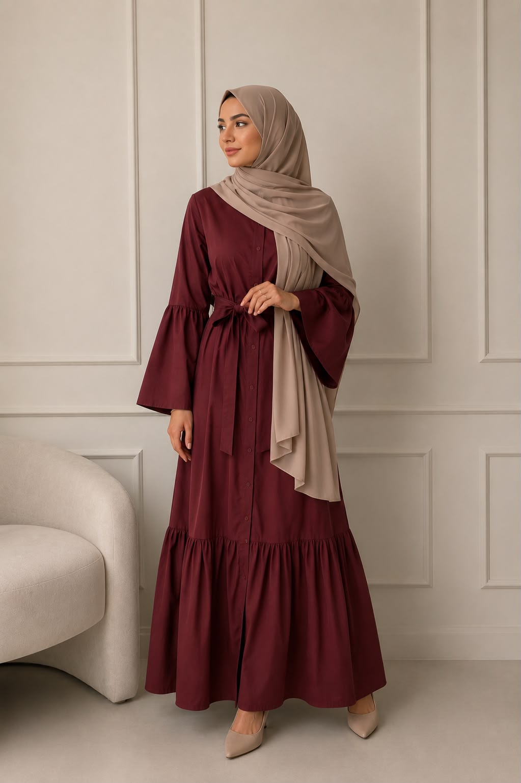 Amara Jurk met riem